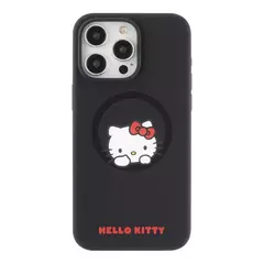 Case hello kitty magsafe black ip 15 pro