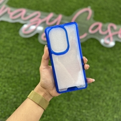 Case uso rudo borde azul OPPO 11 5g