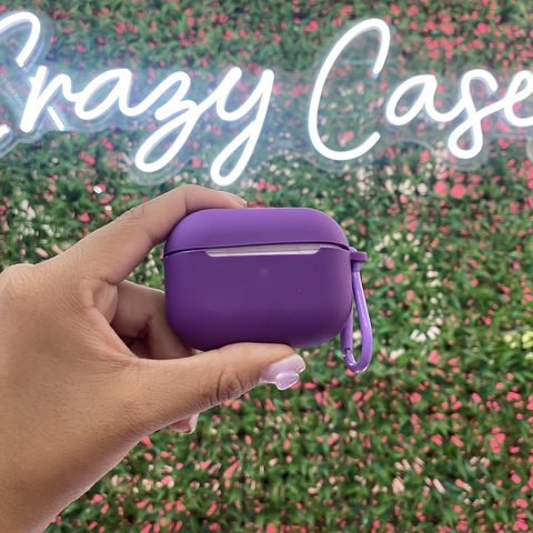silicon case purple-airpods 3GEN