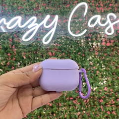 case silicon lila-airpods pro - comprar en línea