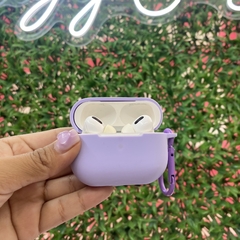 case silicon lila-airpods pro