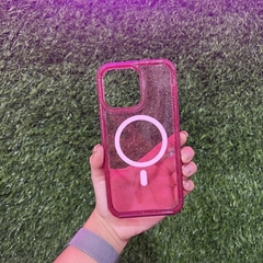 Magsafe glitter red wine- uso rudo ip 14 pro en internet