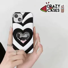 Barbie heart black ip 13 pro max /12pro max - comprar en línea