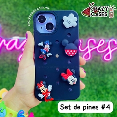 Set de pines mickey & minnie #4 - tienda en línea