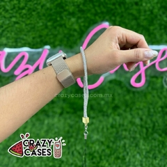 Strap/pulsera silver elegante universal - comprar en línea