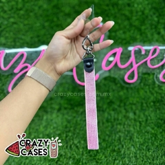 Strap/pulsera pink diamond corazón universal - comprar en línea