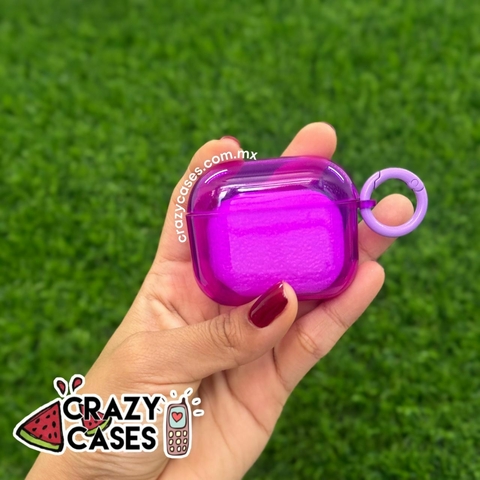 Case morado transparente airpods 3gen