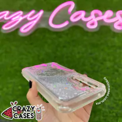 case glitter silver SAMSUNG A54 - comprar en línea