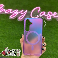 case magsafe purple tornasol SAMSUNG S24