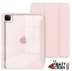 Case iPad 7/8/9 pink transparente