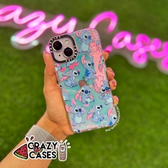 Casetify stitch pink holografica ip 12/12 pro - comprar en línea