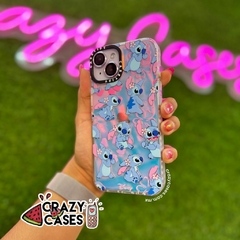 Casetify stitch pink holografica ip 12/12 pro