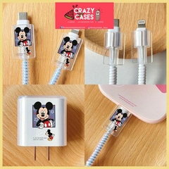 protector cubo y cable mickey mouse - comprar en línea
