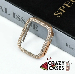 Bumper cristales gold serie 10 46 mm + mica hidrogel