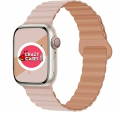 Magnetic band baby pink & sand 38/40/41mm - comprar en línea