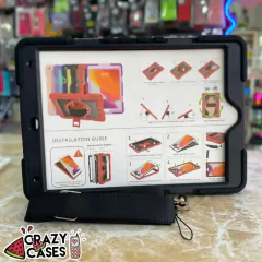 Case iPad uso black+ correa Air 11 /Pro 11 2024 - Crazy Cases