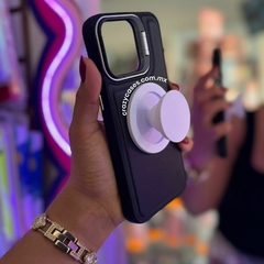 Pop socket magnetico - white liso - Crazy Cases