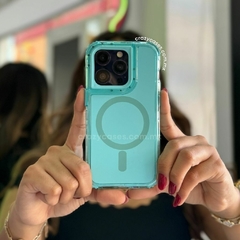 Uso rudo MagSafe aqua mate iPhone 16 Pro Max