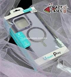 Uso rudo MagSafe glitter baby lila ip 15 - comprar en línea
