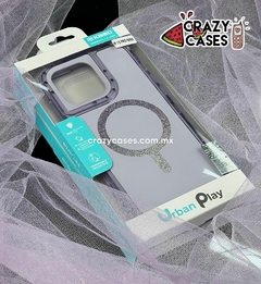 Uso rudo MagSafe glitter baby lila ip12/13 pro max - comprar en línea