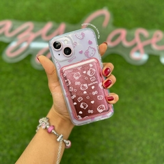 Kitty magsafe + rose gold wallet iPhone 13/14