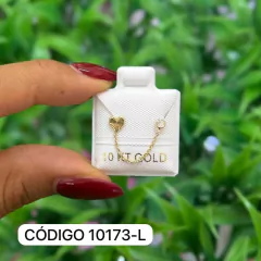 Cadena Corazón Diamantado - Oro 10K