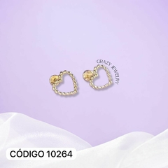 Corazón Boleado - Oro 10K