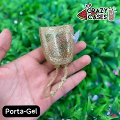 Porta Gel Gold Gliter