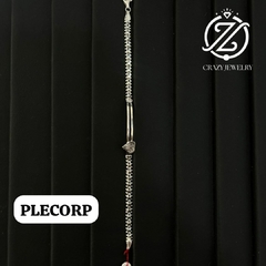 Esclava de plata corazón plano (PLECORP)