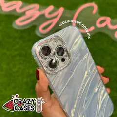 Case Marmol White/Protector de Cámaras Glitter ip16 - comprar en línea