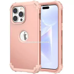 Case uso rudo 360 rose gold ip 16 pro