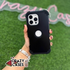 Case uso rudo 360 Black ip 16 pro - comprar en línea