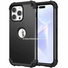 Case uso rudo 360 Black ip 16 pro
