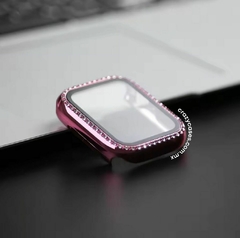 Case apple watch cristales- pink 46 mm serie 10