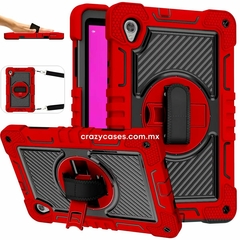 Case tablet uso rudo Red-Black - ForTab A9 Plus (2023)