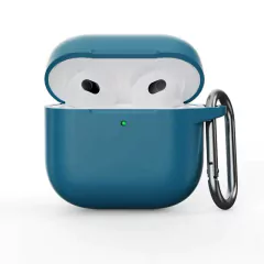 Case silicon Lake Blue Airpods 4 gen