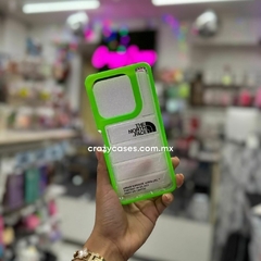 Case The North Face borde verde Oppo Reno 12 - Crazy Cases