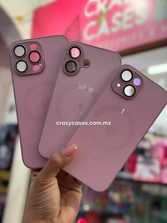 Case MagSafe con protecciones camaras pink ip 15 pro - comprar en línea