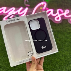 Lacoste Black MagSafe Metallic- ip 15 pro