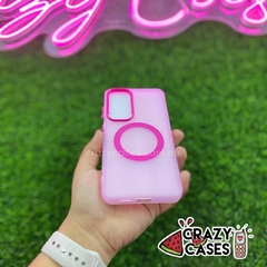 Case MagSafe pink mate Samsung S25 Ultra en internet