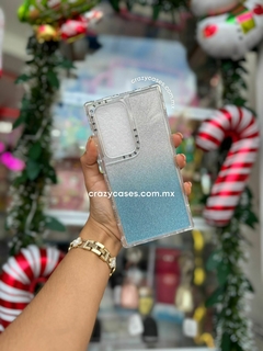 Case uso rudo glitter blue s25