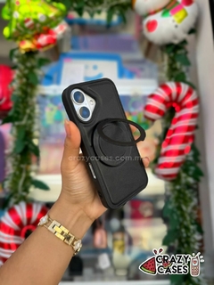 Case de piel con magsafe black - ip 16 plus en internet