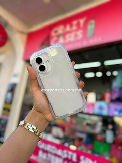 Case ultra uso rudo transparente ip 16 plus