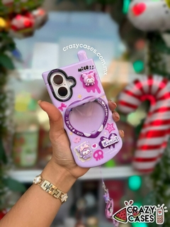 CASE KUROMI PHONE STRAP/ESPEJO IP 16 PRO MAX - comprar en línea