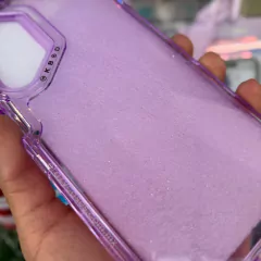 Case uso rudo lila glitter A16 5G en internet