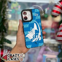 Case Nike blue ip 16 pro max