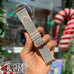 BANDA GLITTER ROSE/SILVER 42/44/45/49 mm - comprar en línea