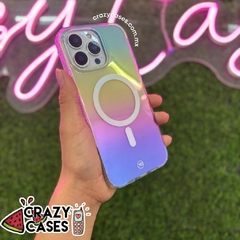 Case KBOD MagSafe rainbow tornasol ip 16 pro