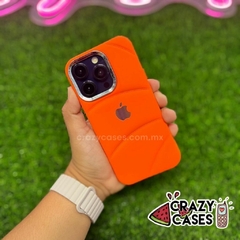 Case Apple Metallic Orange ip 16 pro max