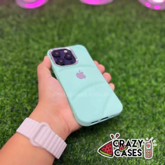Case Apple Metallic Menta ip 14 Pro Max - Crazy Cases
